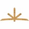 Ekena Millwork Alberta Rough Sawn Timber Gable Bracket, Western Red Cedar, 108"W x 49"H x 4"D x 6"F, 11/12 Pitch GBW108X49X0406ALB00RWR - alternate 1
